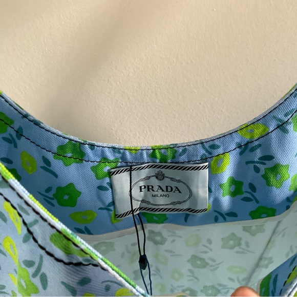 NWT Prada floral summer cotton dress 42 (M) - Picture 4 of 6